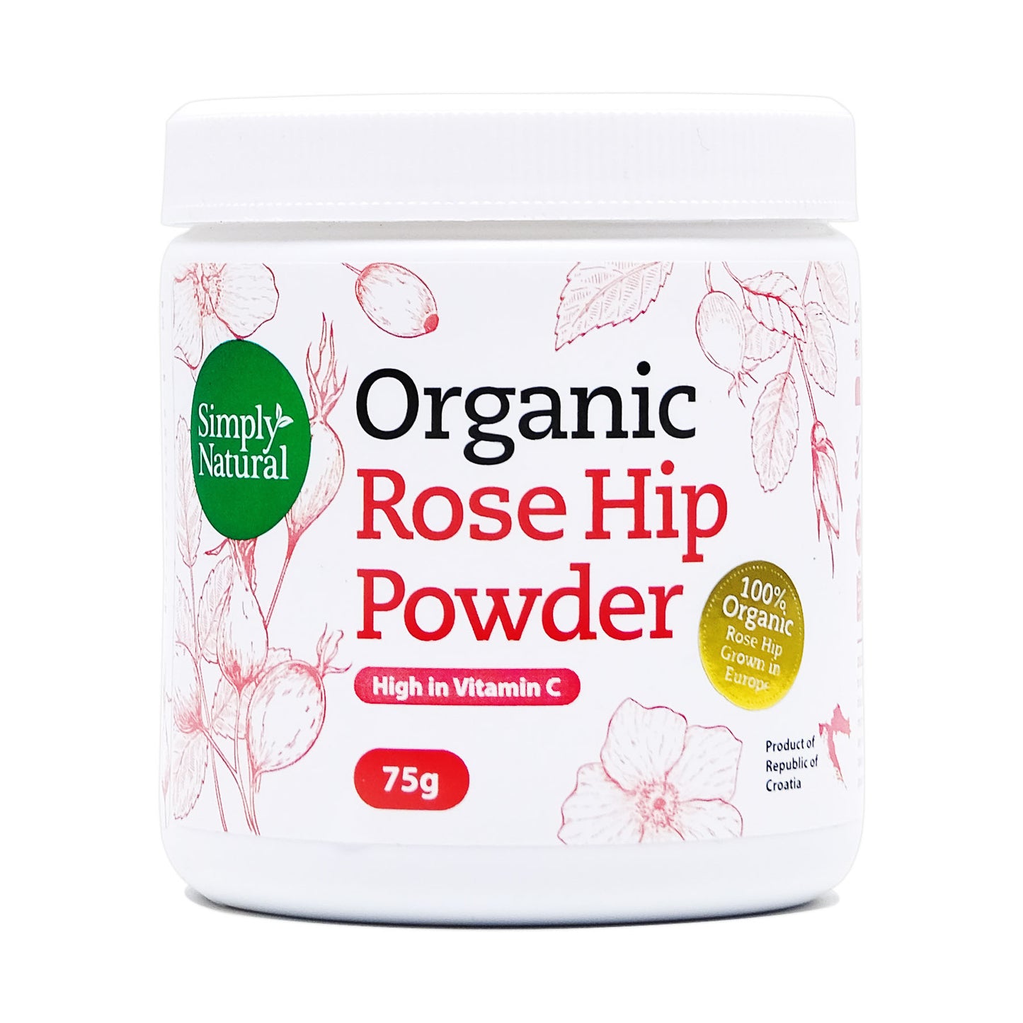 Organic Rose Hip Powder 75g