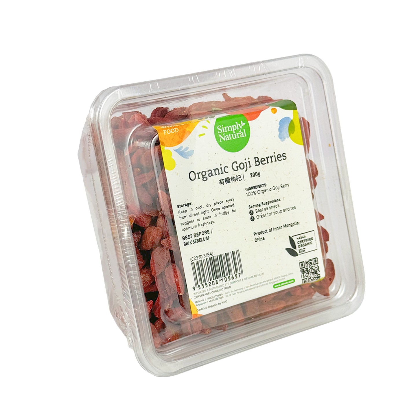 Organic Sun Dried Gojiberry 200g