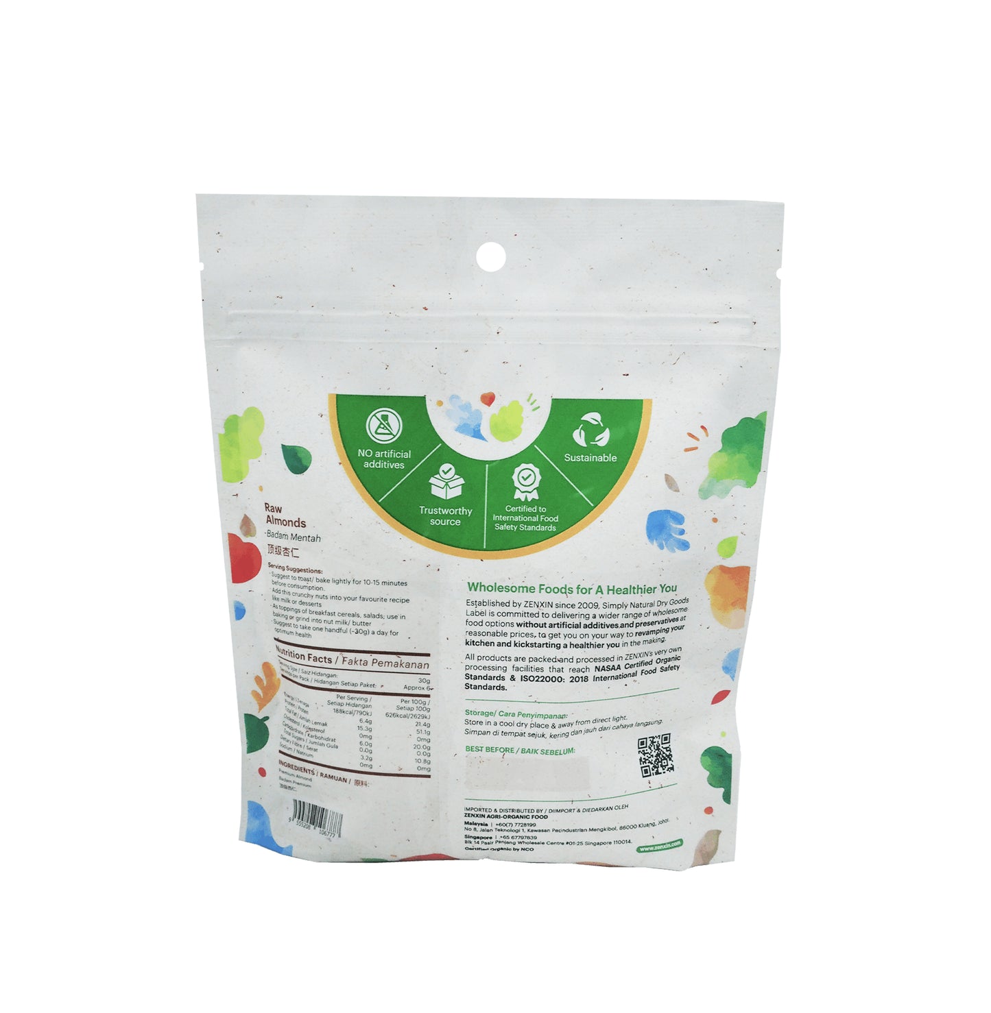 Premium Raw Almond 200g