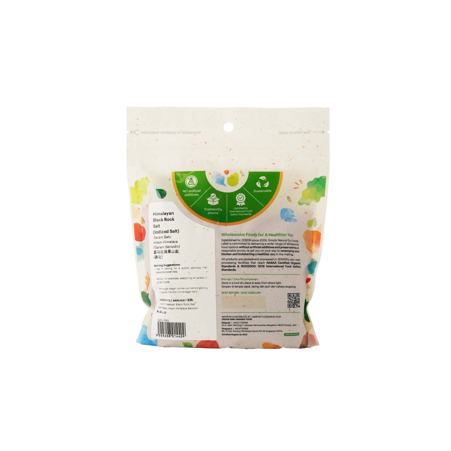 Himalayan Black Rock Salt Iodine 500g