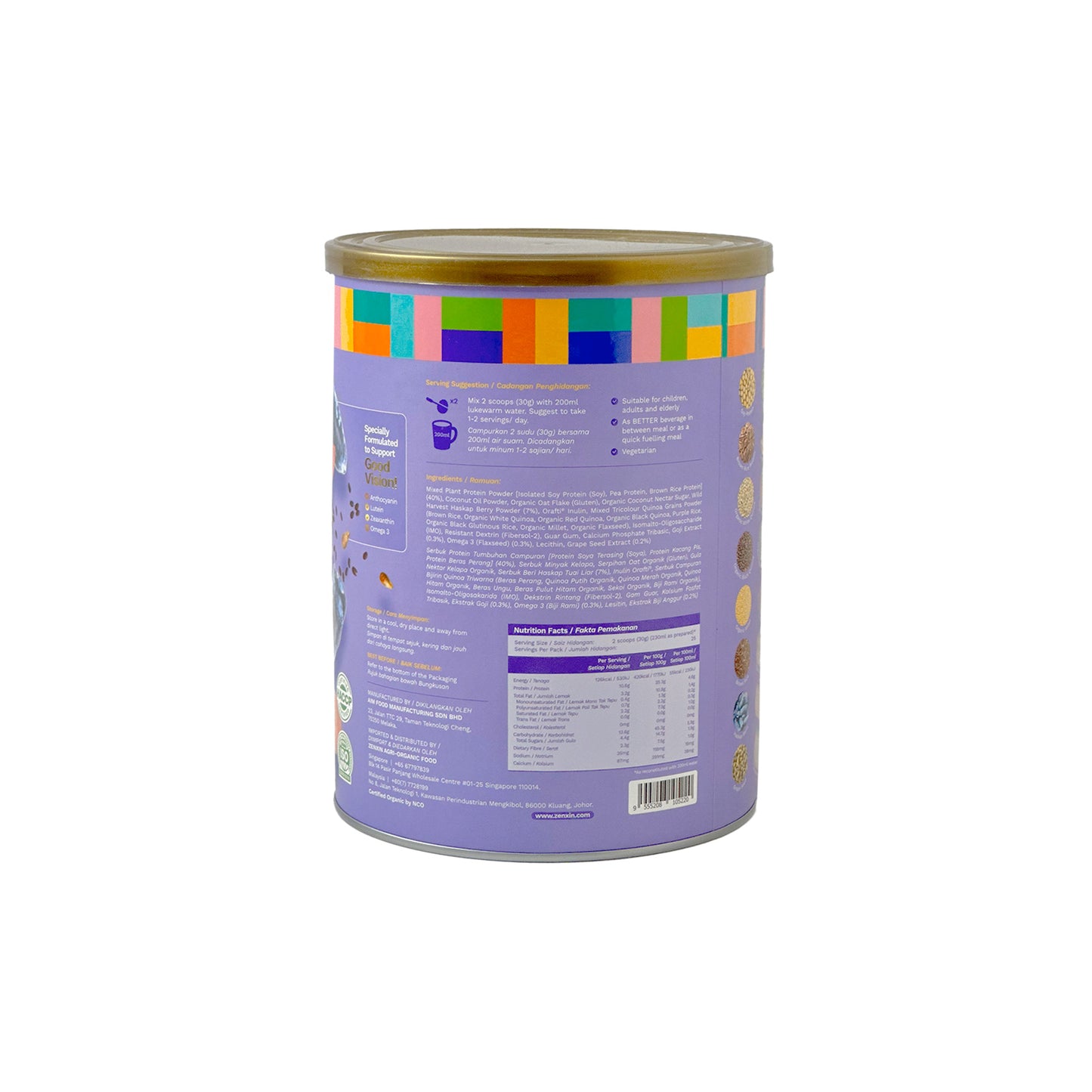 BG Berry Bright Plant Protein 750g