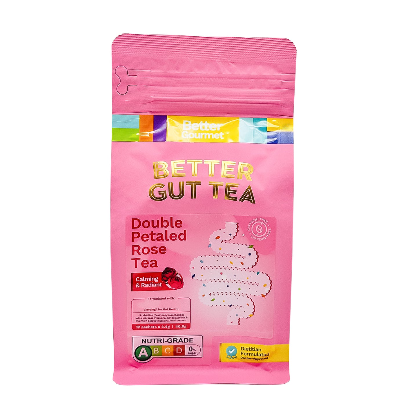BG Better Gut Tea Double Petaled Rose 40.8g