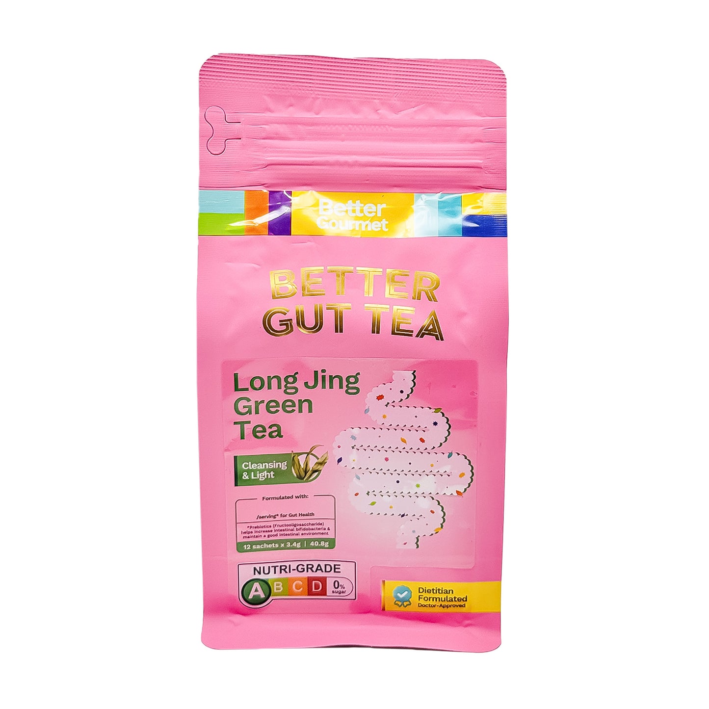 BG Better Gut Tea Longjing Green 40.8g