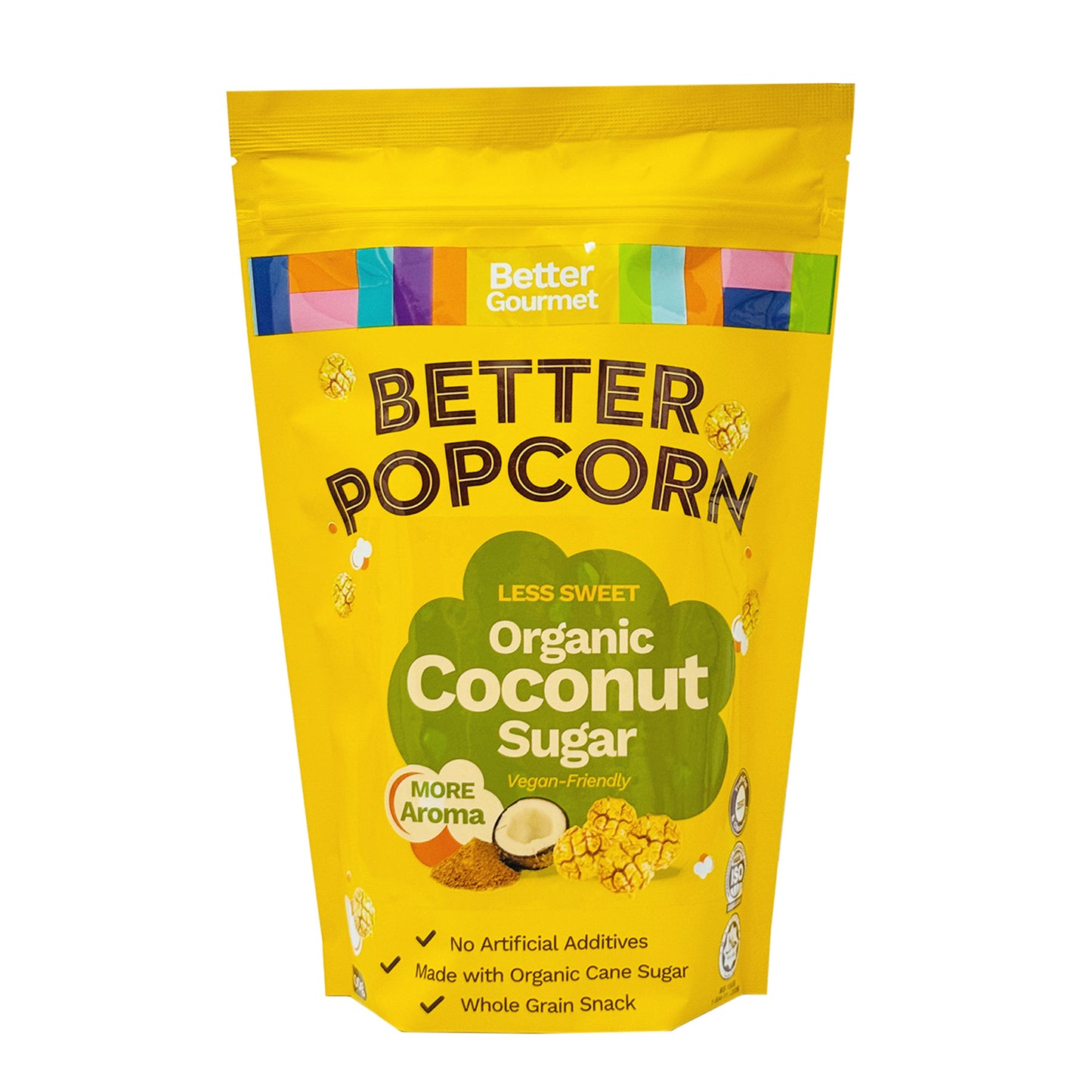 BG Better Less Sweet Coconut Sugar Popcorn 100g