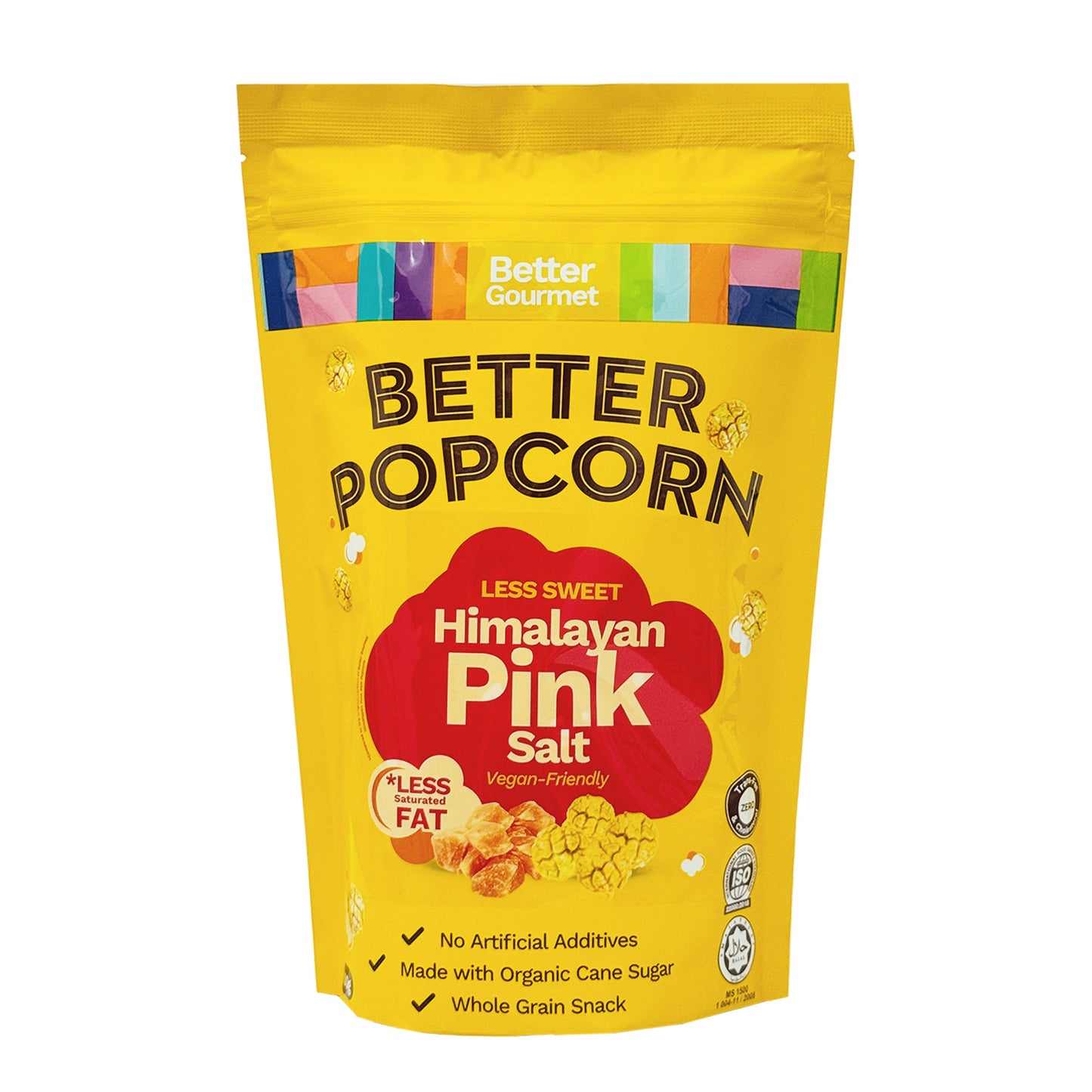 BG Better Less Sweet Himalayan Salt Popcorn 100g