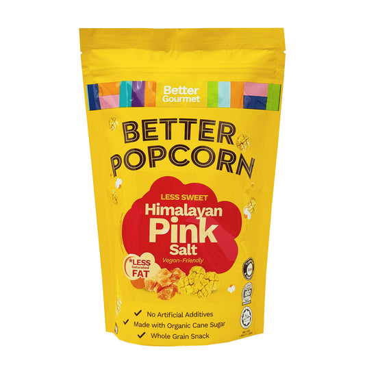 BG Better Less Sweet Himalayan Salt Popcorn 100g
