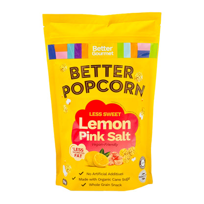 BG Better Less Sweet Lemon Pink Salt Popcorn 100g