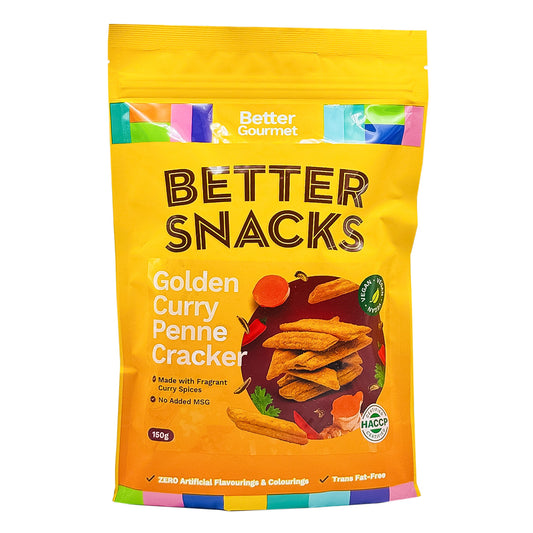 BG Golden Curry Penne Cracker 150g