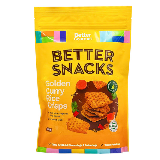 BG Golden Curry Rice Crisps 150g