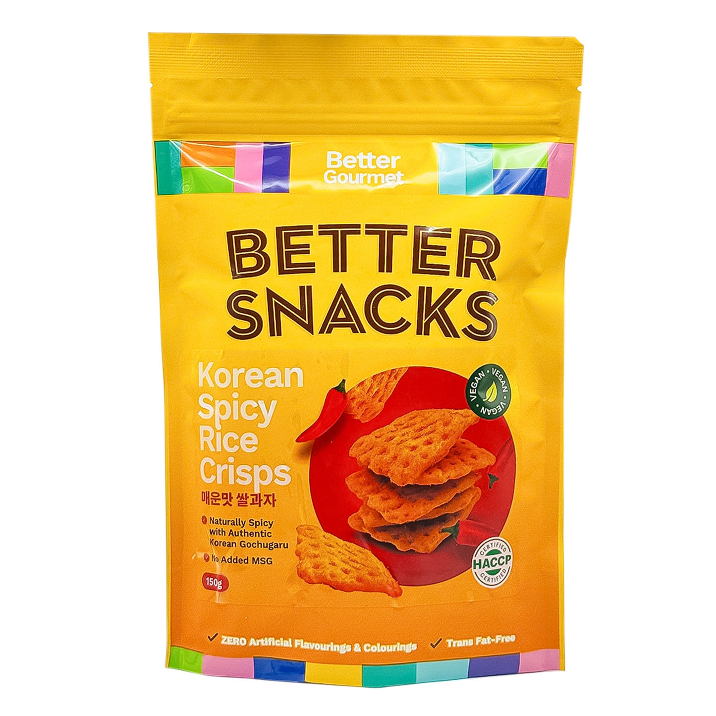 BG Korean Spicy Rice Crisps 150g
