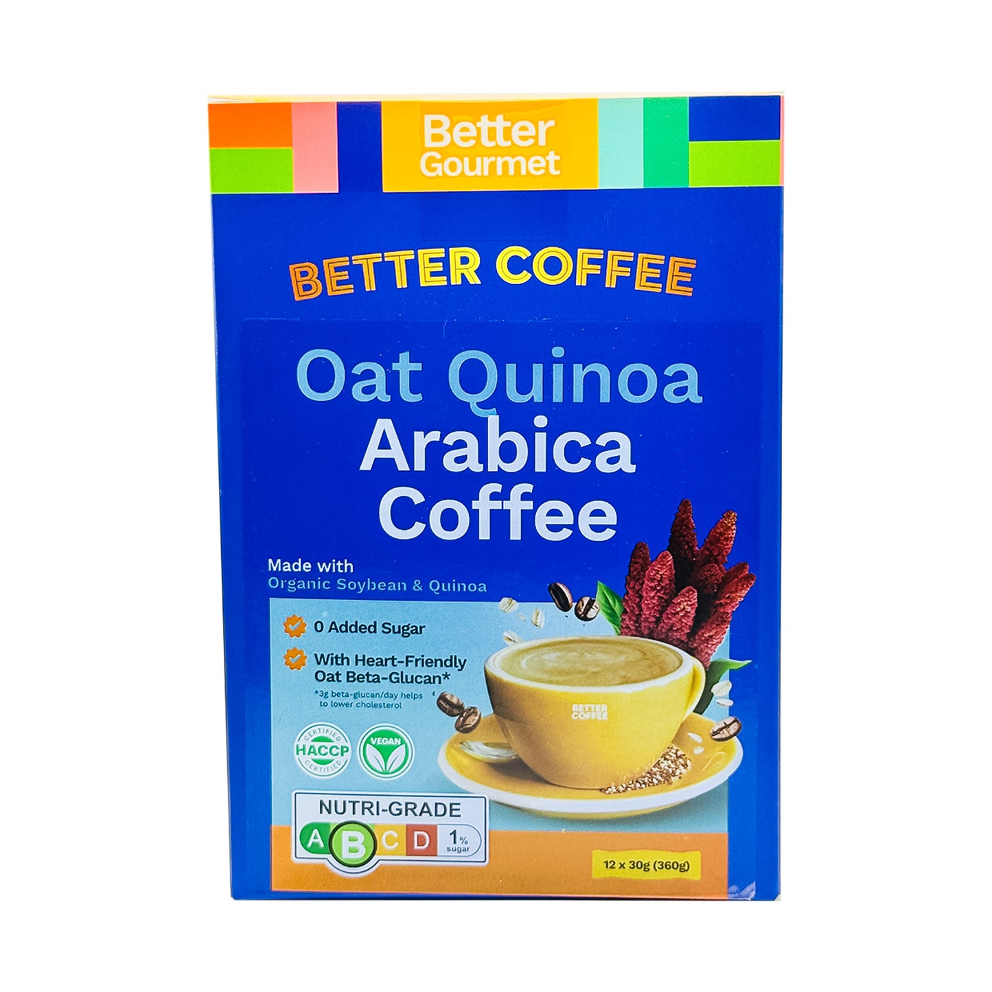 BG Oat Quinoa Arabica Coffee 360g |12's x30g