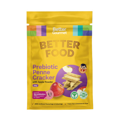 Prebiotics Penne Cracker w Apple Powder 30g