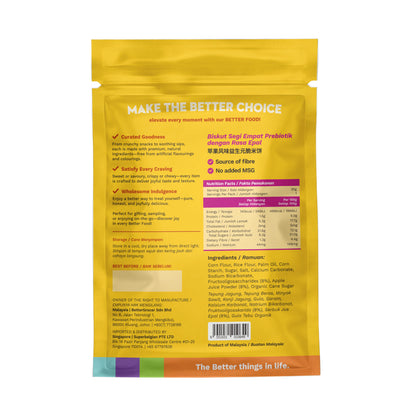 Prebiotics Square Cracker w Apple Powder 30g