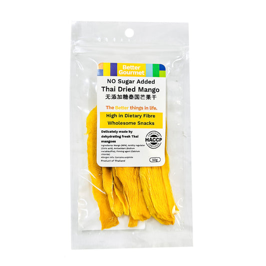 BG NO Sugar Added Thai Dried Mango 50g