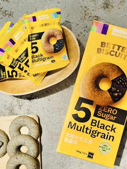 BG 5 Black Multigrain Biscuits 180g