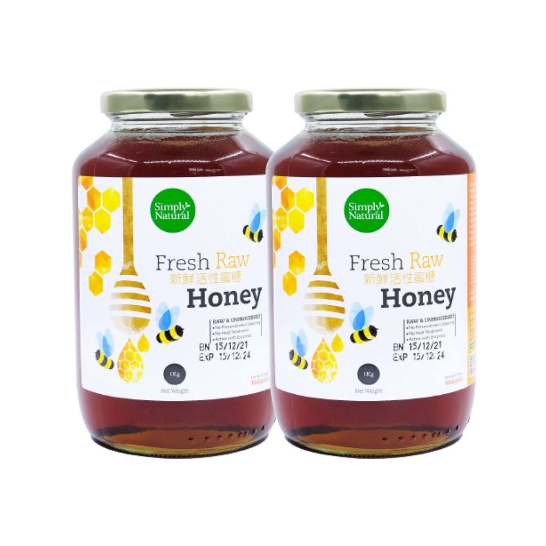 Fresh Raw Honey Twin pack 2x1kg