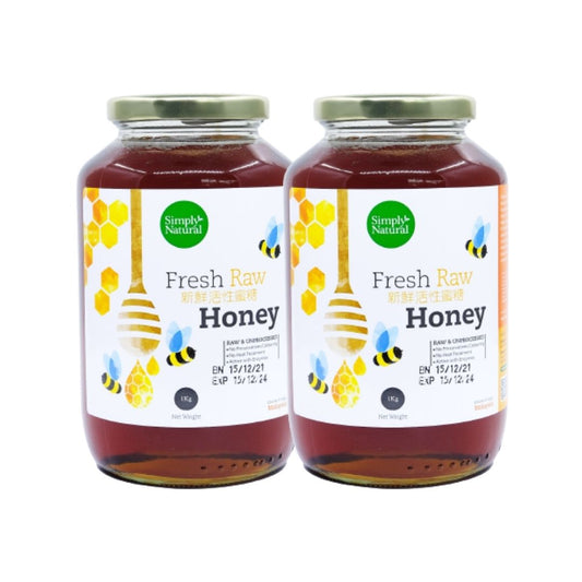 Fresh Raw Honey Twin pack 2x1kg
