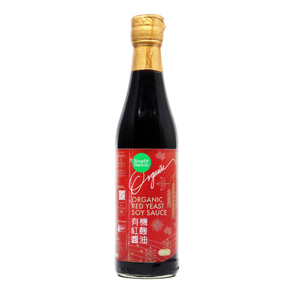 Organic Red Yeast Soy Sauce 340ml
