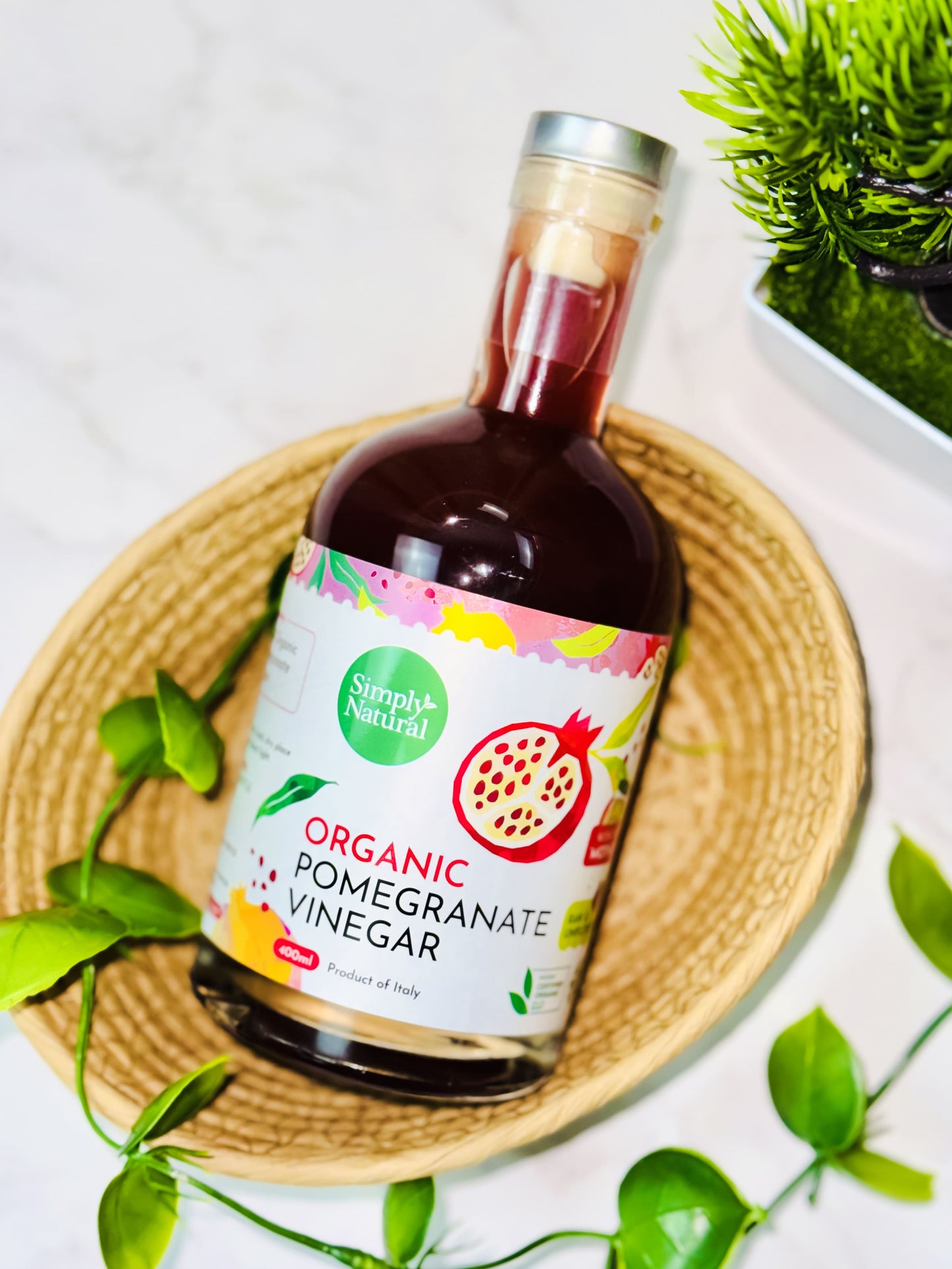 Organic Pomegranate Vinegar 946ml