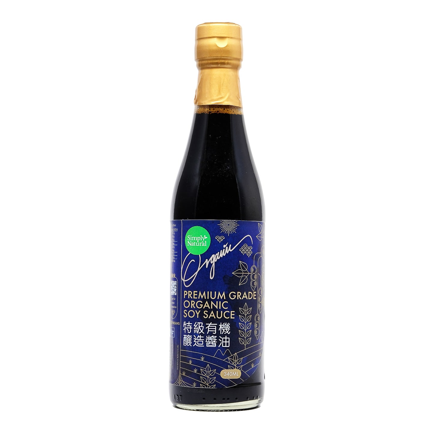 Premium Grade Organic Soy Sauce 340ml