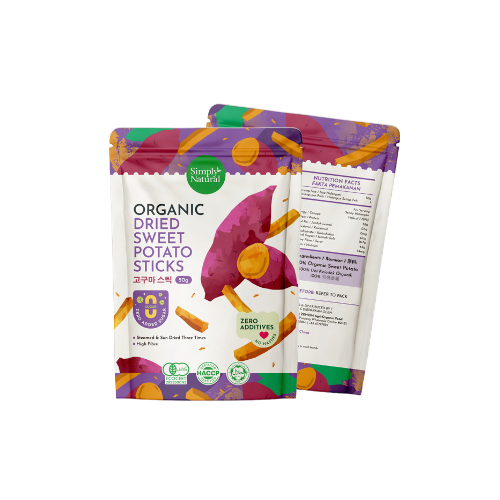 Organic Dried Sweet Potato Stick 50g