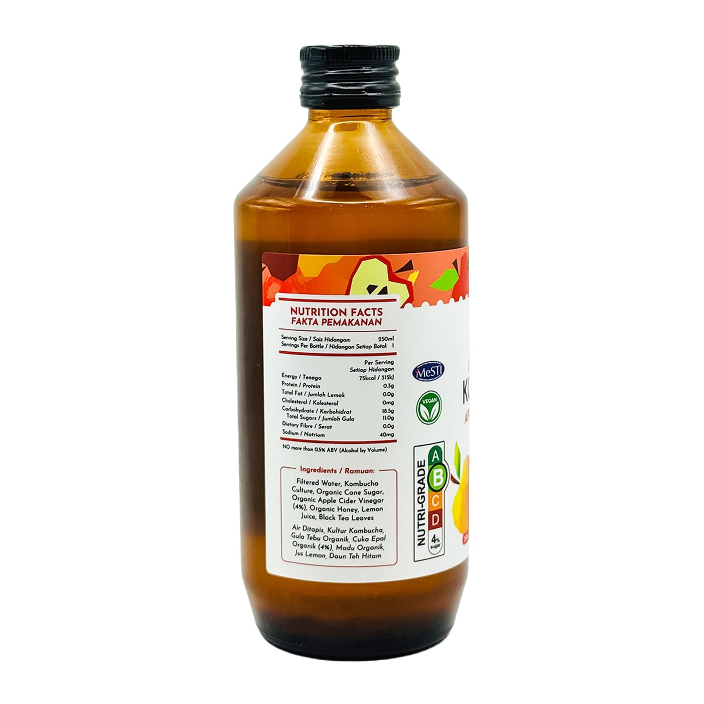 Apple Cider Vinegar Kombucha 250ml