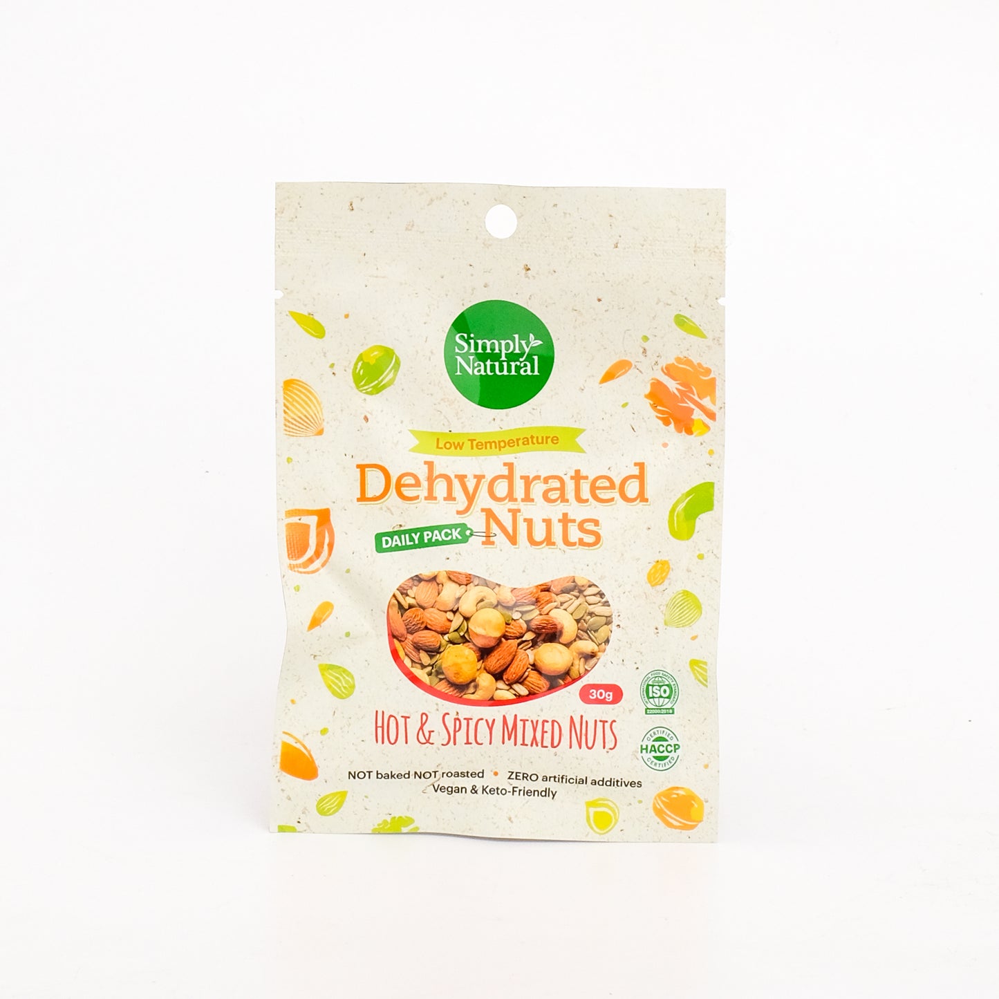 Dehydrated Hot N Spicy Mixed Nuts 30g Daily Pack