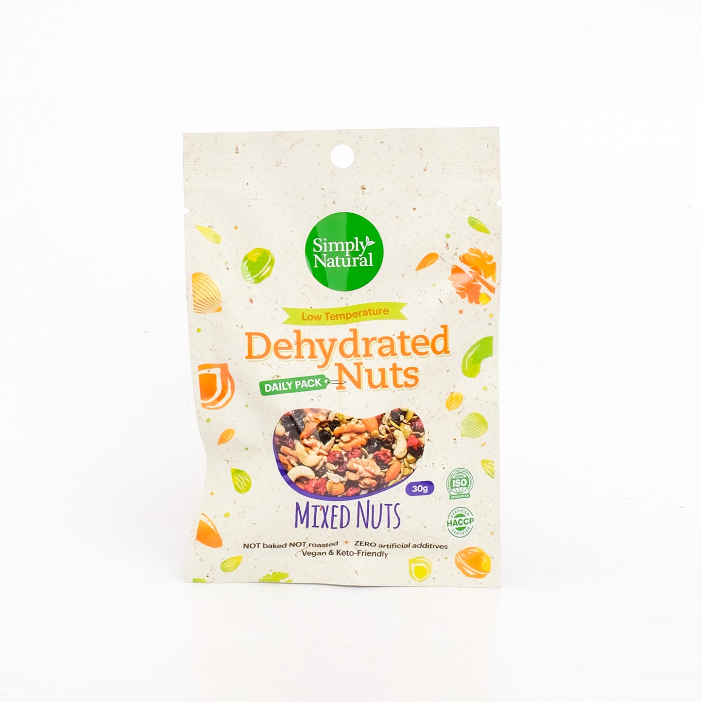 Dehydrated Mixed Nuts 30g Daily Pack