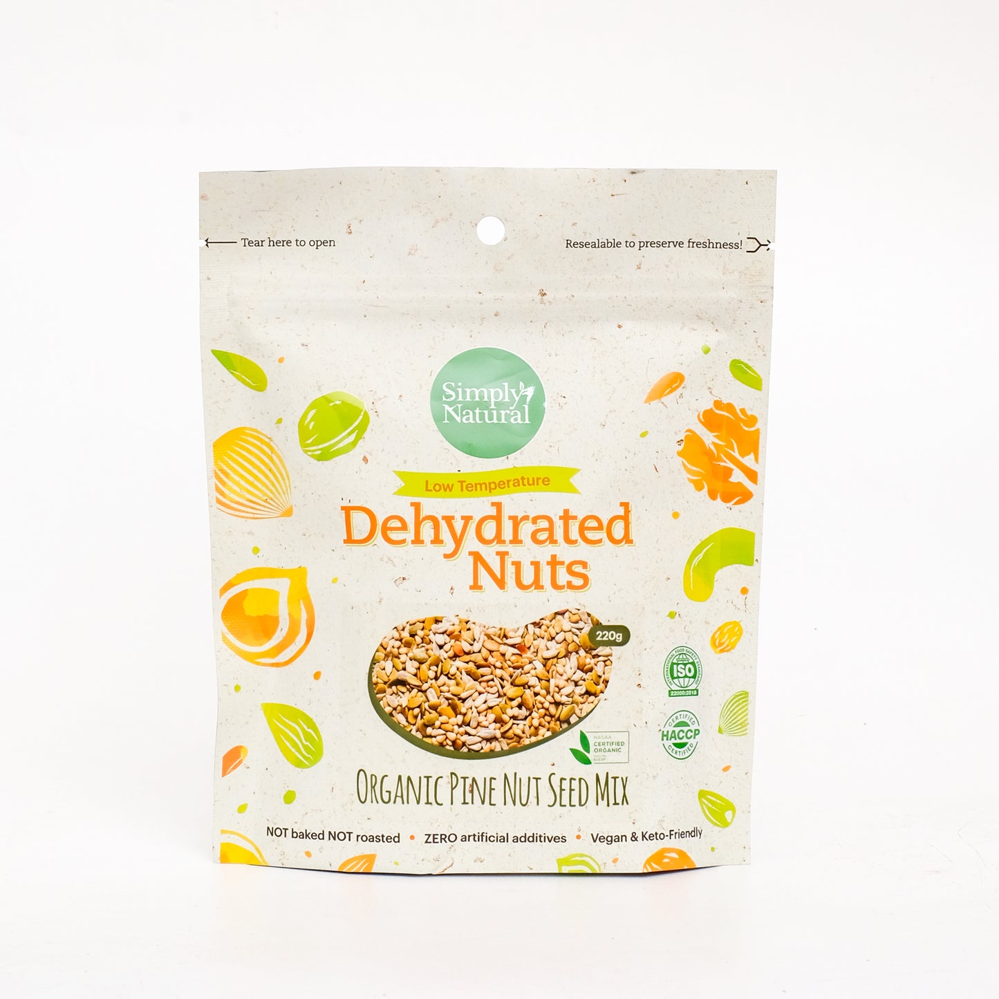 Dehydrated Organic Pine Nut Seed 220g