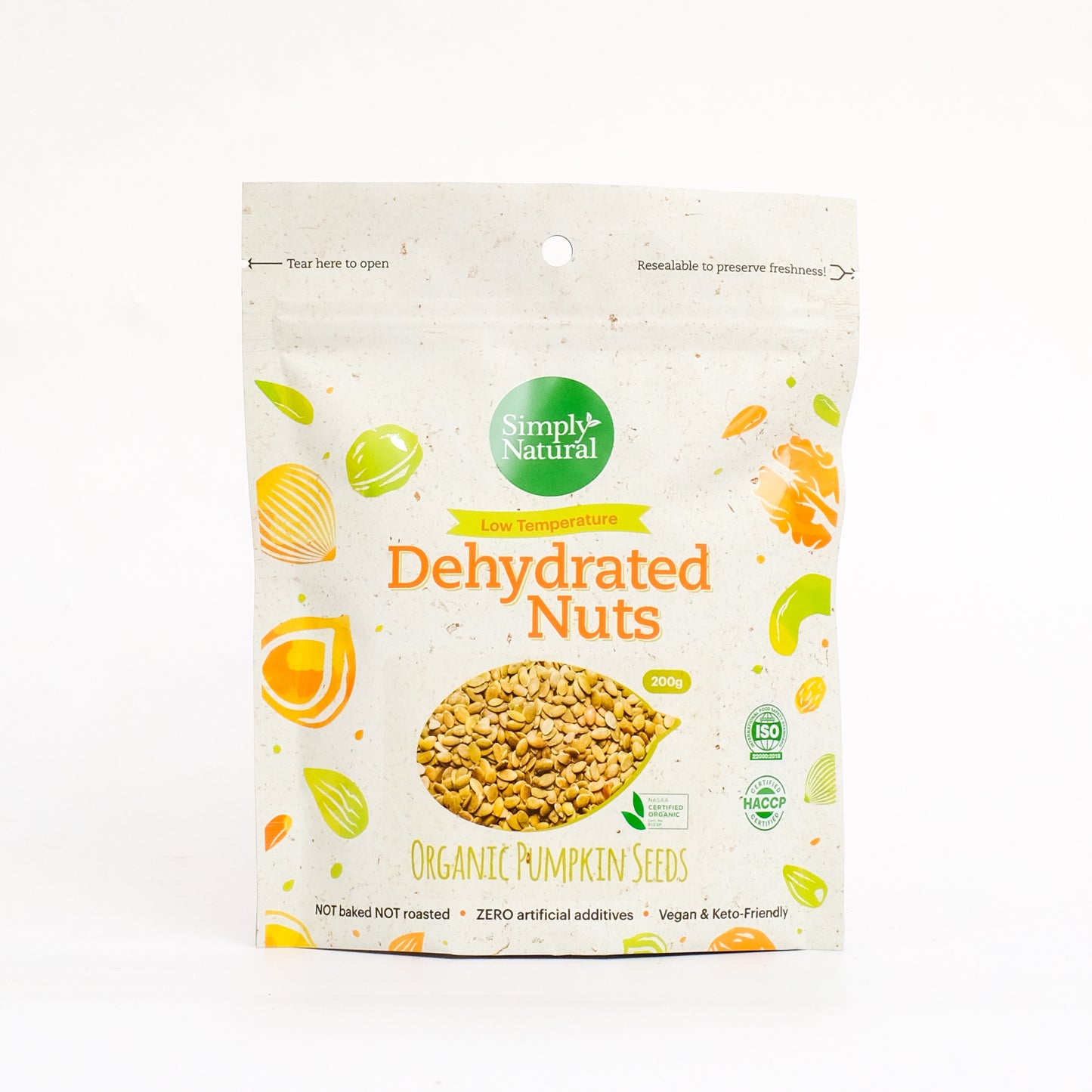 Organic Dehydrated Pumpkin Seed 200g