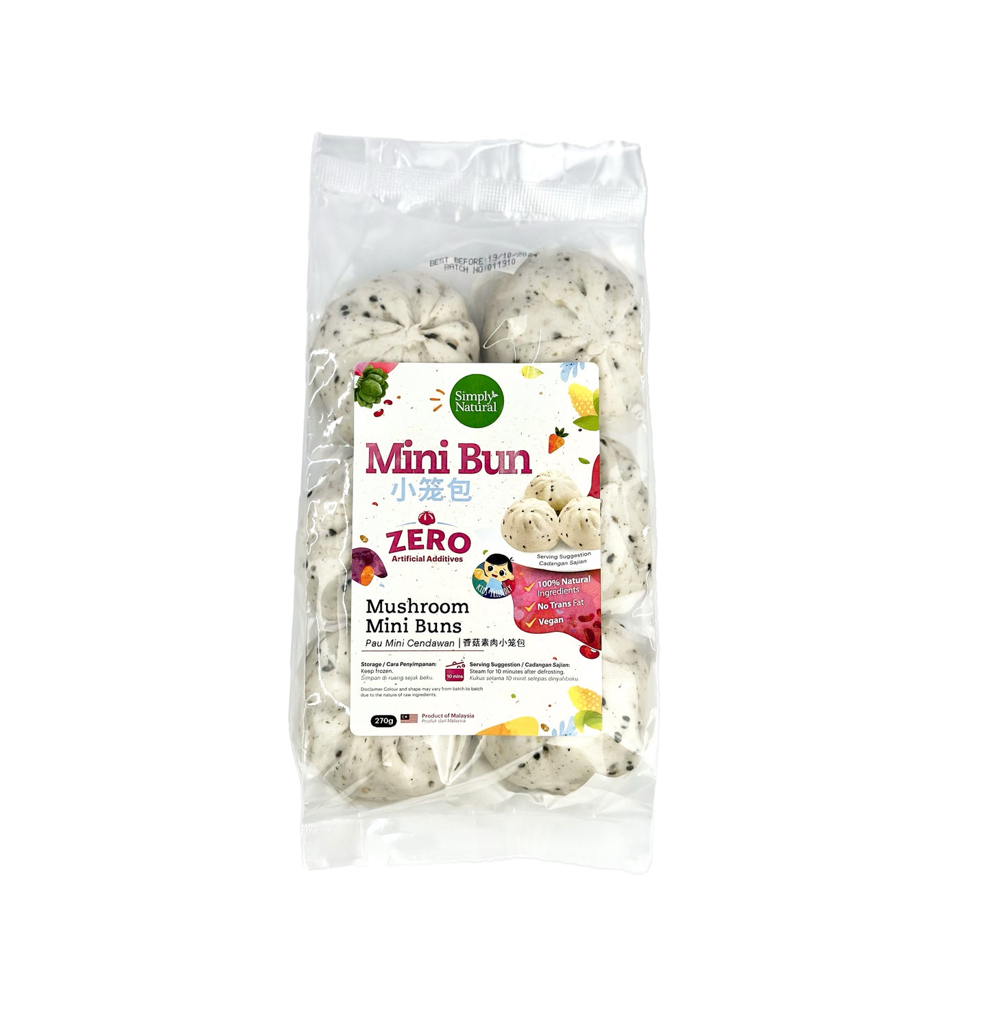 Mushroom Mini Bun 270g