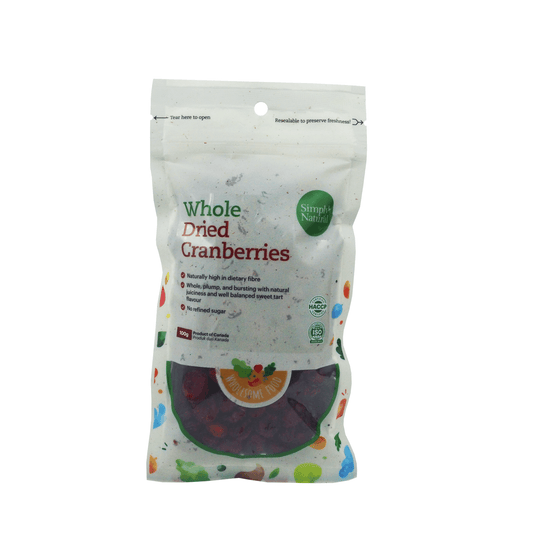 Dried Cranberries Whole 100g