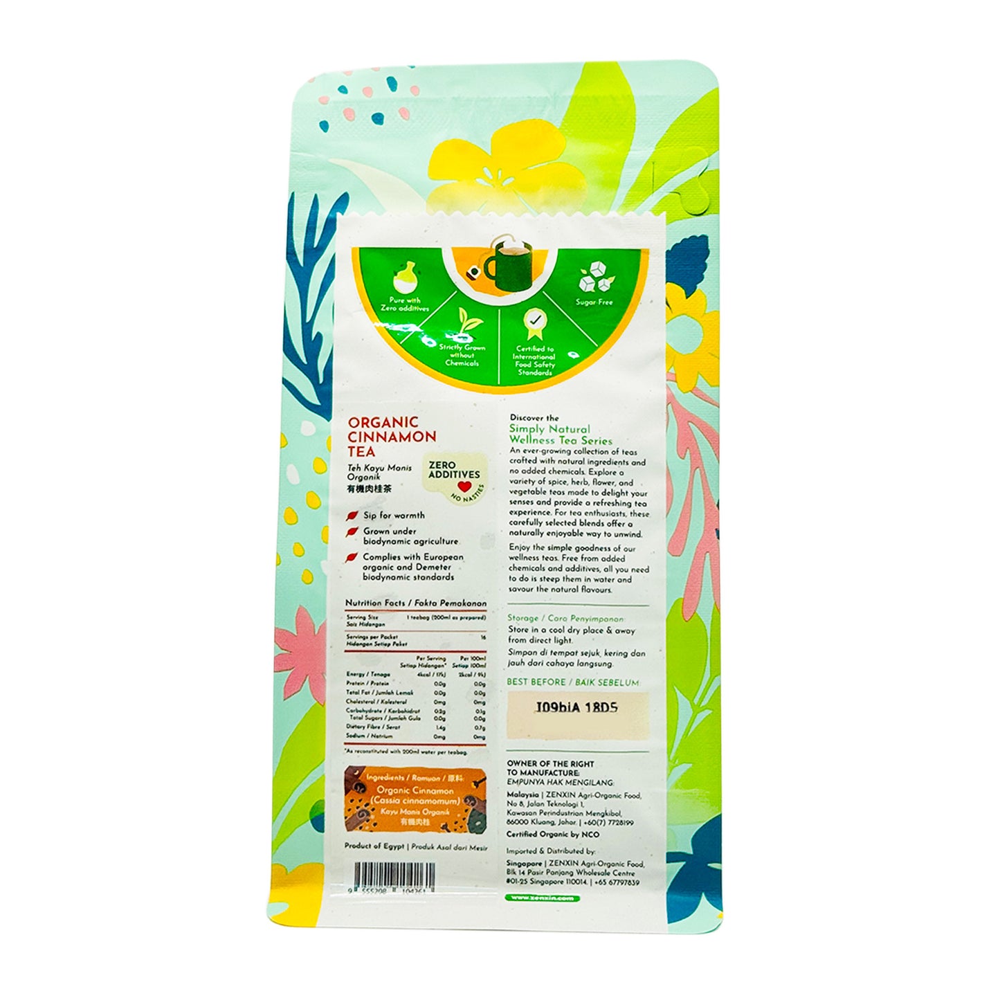 Organic Cinnamon Tea 2gx16s