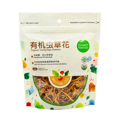 Organic Cordyceps Flowers 40g