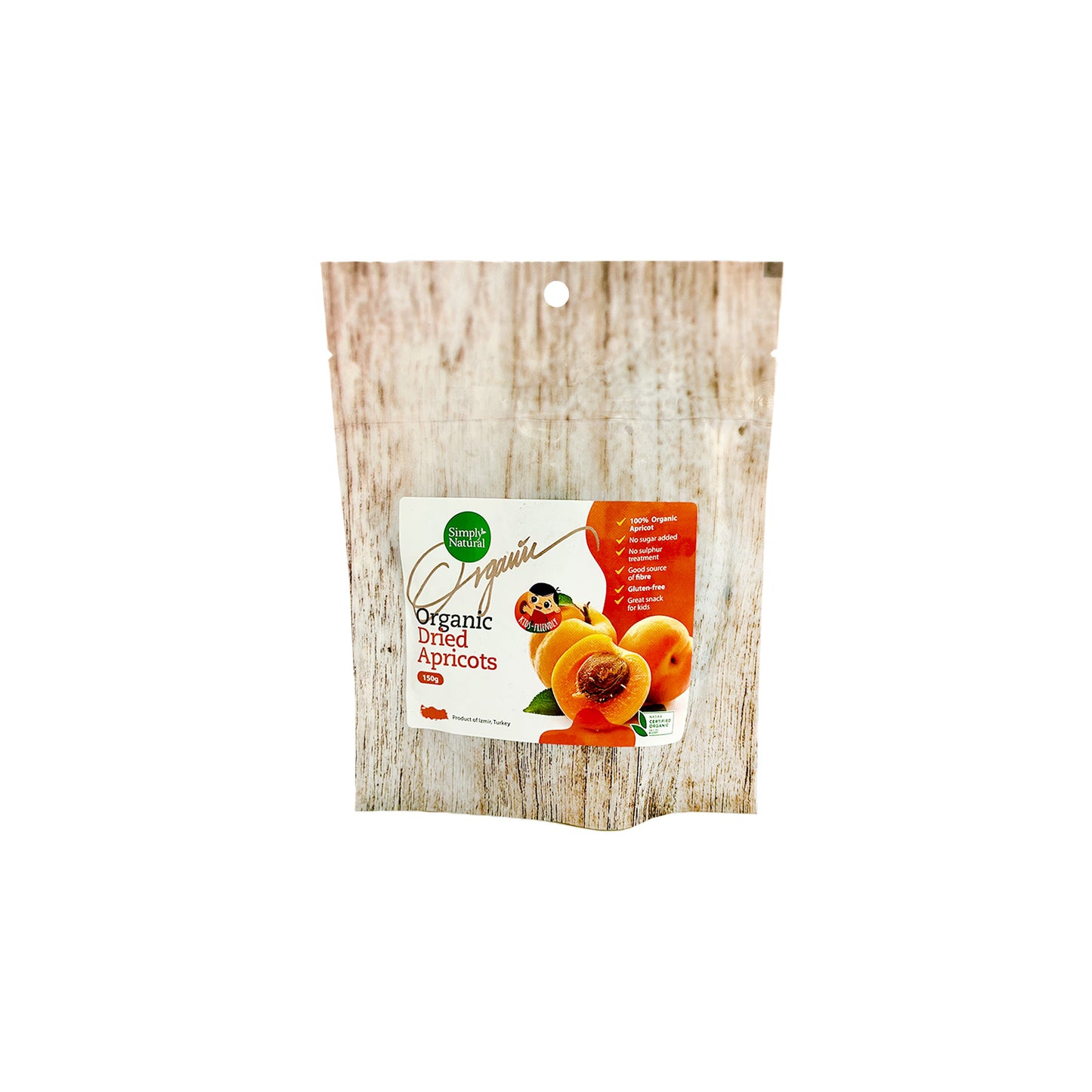 Organic Dried Turkish Apricots 150g