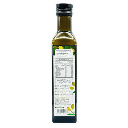 Organic Extra Virgin Olive Oil 250ml