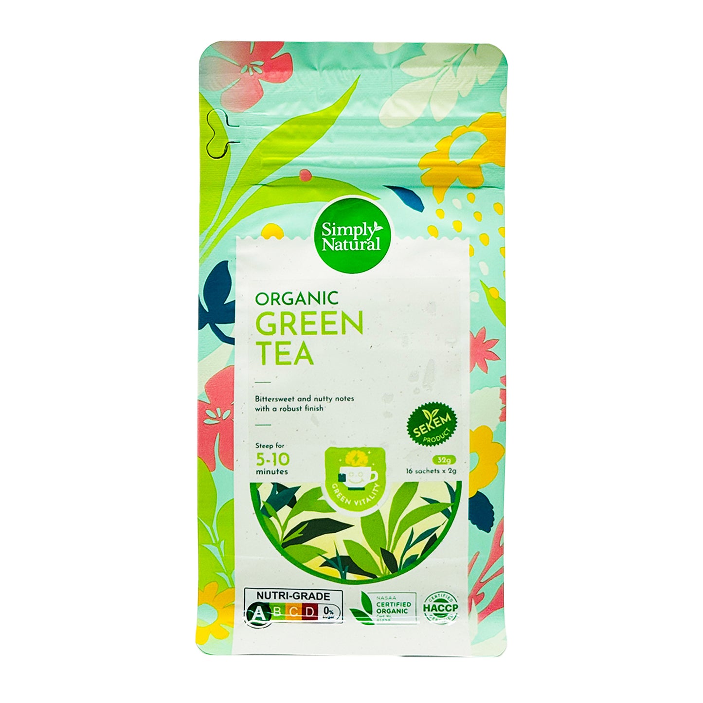 Organic Green Tea 2gx16s