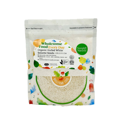 Organic Hulled White Sesame 200g