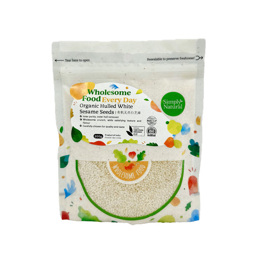 Organic Hulled White Sesame 200g