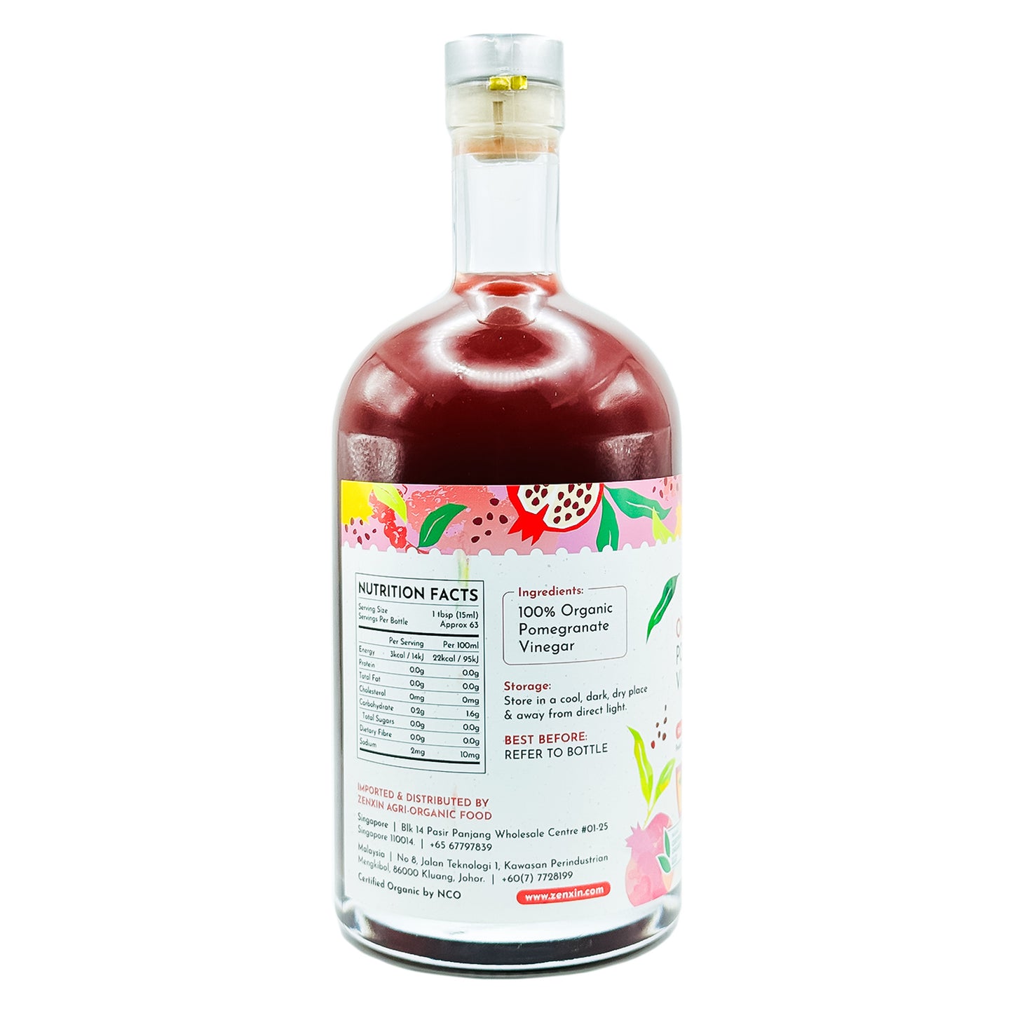 Organic Pomegranate Vinegar 946ml