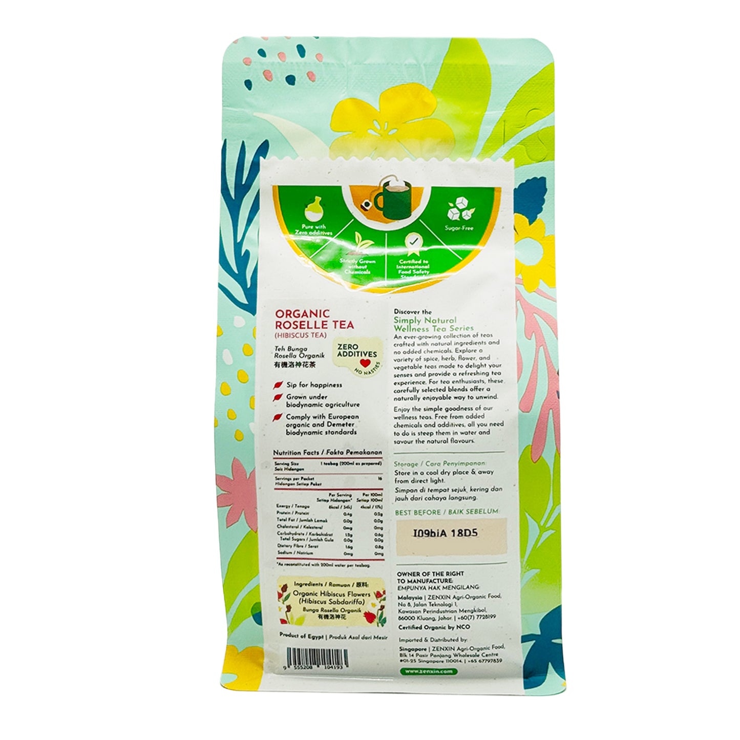Organic Roselle Tea 2gx16s