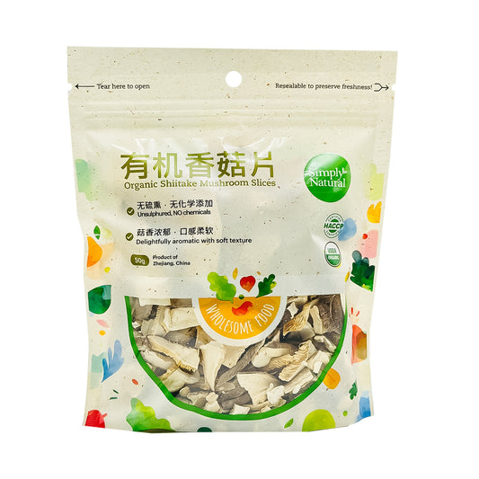 Organic Shiitake Mushroom Slices 50g