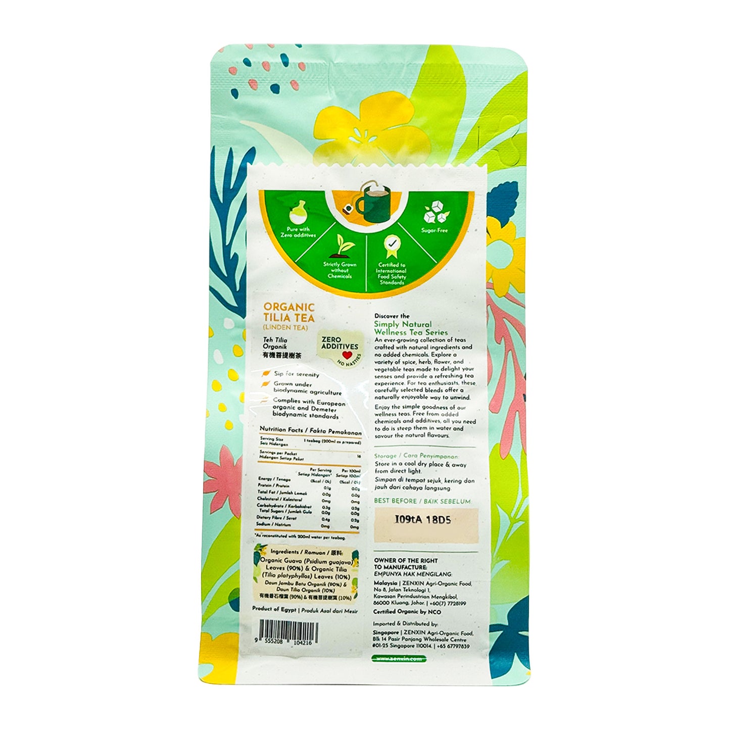 Organic Tilia Tea 2gx16s