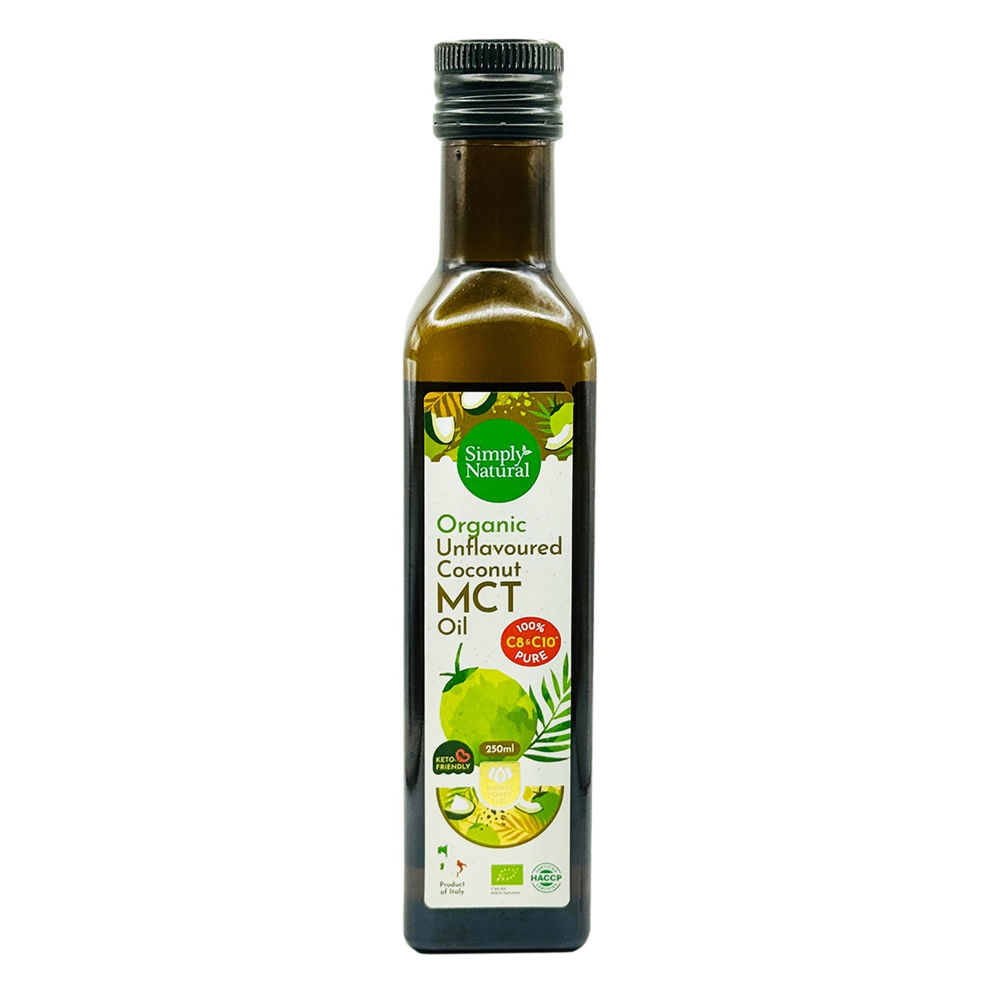 Organic Unflavoured Coconut MCT Oil 250ml