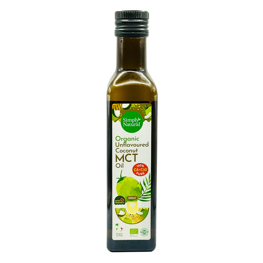 Organic Unflavoured Coconut MCT Oil 250ml