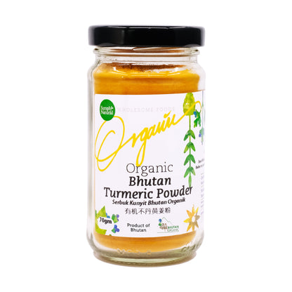 Organic Bhutan Turmeric Powder 70g