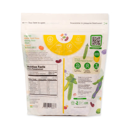 Organic Black Eye Peas 500g