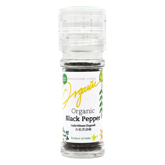 Organic Black Pepper Whole 40g