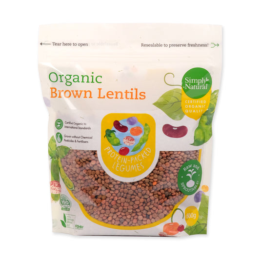 Organic Brown Lentil 500g