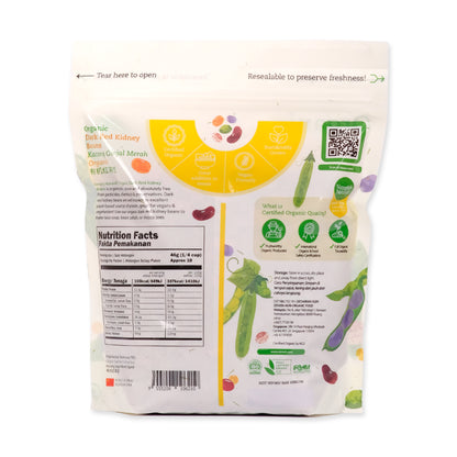 Organic Dark Red Kidney Bean 500g